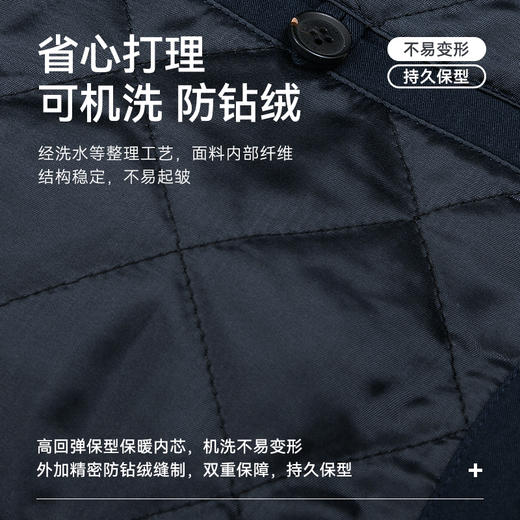 【专柜人气爆款】保暖梭织立领纺丝棉G9夹克-OW09-04 商品图9