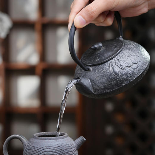 暗香疏影/铁壶/福禄壶/手工无涂层铸铁壶烧水壶老铁壶茶壶 商品图4