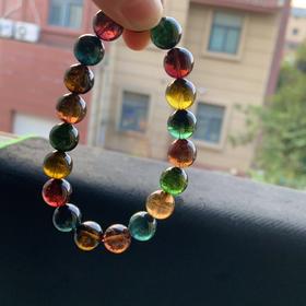 11mm单圈老矿碧玺手串