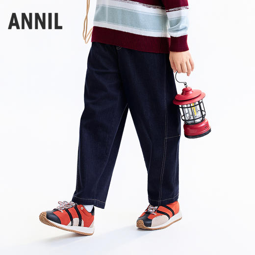 【实体店同款】男童全腰单裤秋季新款安奈儿童装AB536122 商品图0