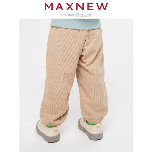 【门店同款】马恩MAXNEW童装秋冬男小童灯芯绒裤冬季加厚保暖束脚 商品图1