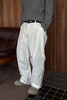 徐太浪410g百搭白色裤子男士2025新款透气纯棉直筒褶皱休闲裤长裤 商品缩略图4
