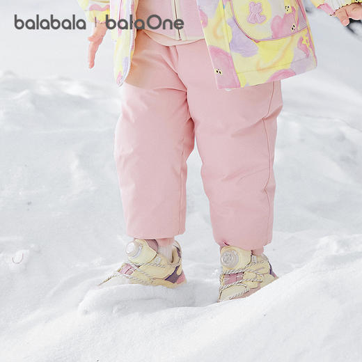 巴拉巴拉balaOne宝宝羽绒裤三防男童女童弯刀裤冬季2025新款长裤 商品图1