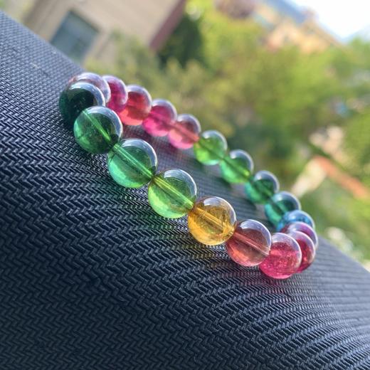 10mm单圈彩虹碧玺手串 商品图3
