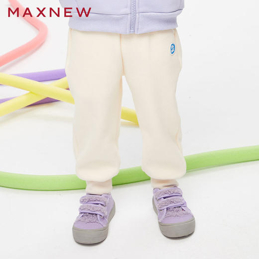 【门店同款】马恩MAXNEW童装秋冬女童宽松运动长裤冬季加厚时尚束 商品图1