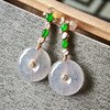 冰紫肥肥平安扣耳坠 商品缩略图3