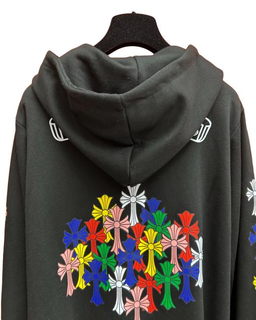 中性款十字架印花卫衣连帽外套009 商品图2