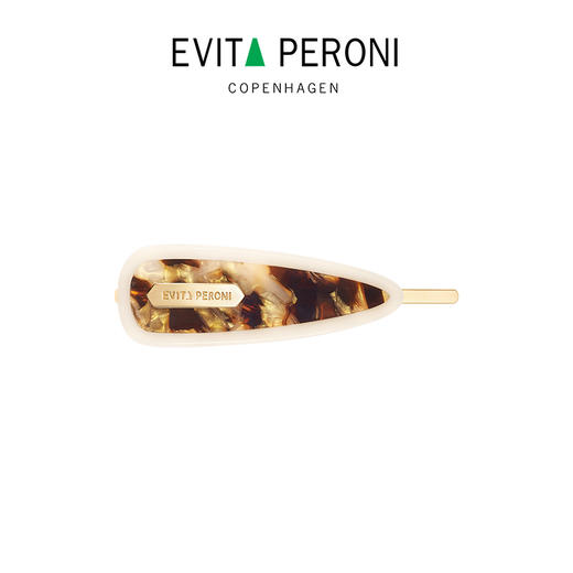 品牌直发 Evita “浮光璨影”系列一字夹 流沙杏/ 炫金棕 商品图6