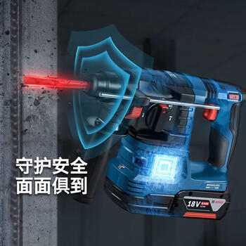 博世（BOSCH）电锤冲击钻电钻充电式家用多功能无刷18V锂电GBH185 5.0Ah双电 商品图4