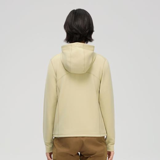 北极狐 女士羊毛混纺抓绒夹克 25秋冬休闲保暖加绒外套 082522070 商品图4