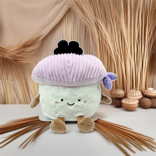 英国WARMIES 飞鱼子赤虾可爱寿司毛绒玩具可加热抱枕 商品图2