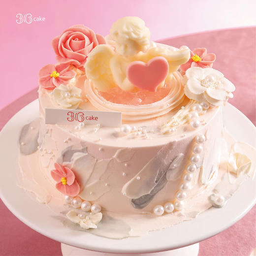 爱神倾心·白桃乌龙鲜果奶油蛋糕  | 36 CAKE 商品图1