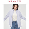 【门店同款】马恩MAXNEW女装秋冬长袖衬衫宽松休闲百搭上衣纯色衬 商品缩略图3