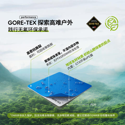 北极狐25新Keb户外GTX防水冲锋衣无PFAS女士徒步夹克14500177 商品图1