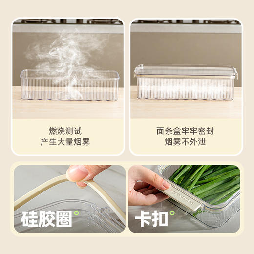 摩登主妇冰箱用收纳盒葱姜蒜整理盒食品级厨房专用备菜神器保鲜盒 商品图3
