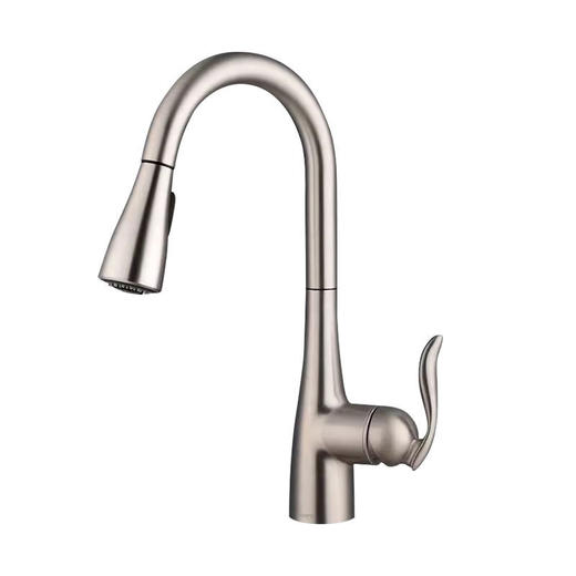 MOEN摩恩MCL7594SRS68000S87014GG7402抽拉式冷热厨房水槽龙头 亮面GNMCL87014两出水抽拉 商品图5