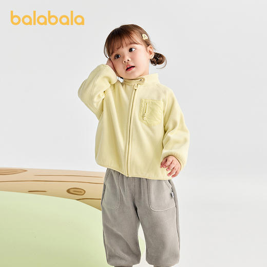 巴拉巴拉童装宝宝外套男童女童内搭上衣秋冬2025新款 商品图0