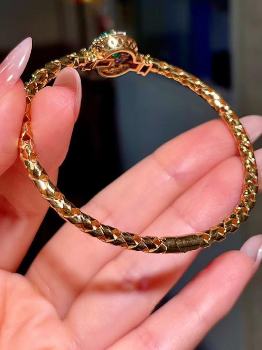 2.1ct糖塔祖母绿手镯 商品图2