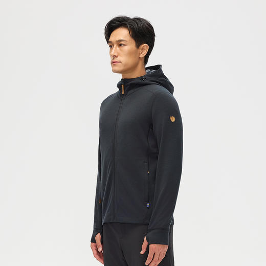 北极狐 男士绵羊毛抓绒外套25秋冬户外保暖连帽羊毛开衫082521026 商品图1