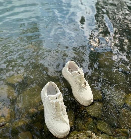 JHF牛皮厚底小白鞋 商品图7