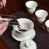 八马茶具 | 茗韵随心泡白瓷套组盖碗-160mL、公道杯-280mL、品茗杯-60mL 商品缩略图6