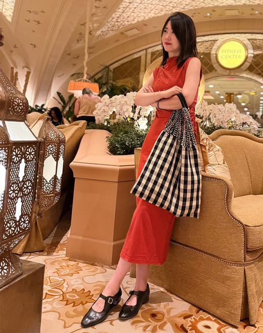 Westory2025年秋季低跟休闲复古玛丽珍通勤百搭老钱风浅口单鞋W25CE75771 商品图3