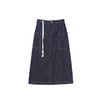 VIMAGE纬漫纪复古高腰可拆腰绳侧面大口袋设计牛仔半裙V2406102 商品缩略图6