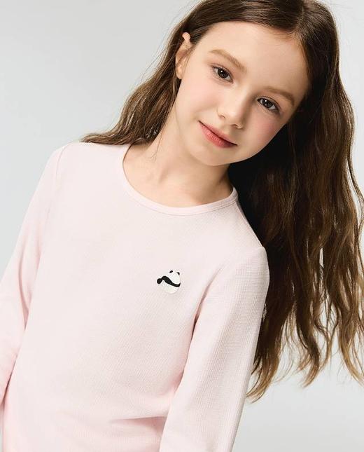 【春上新】8楼爱慕儿童Aimer Kids女孩奶皮贴贴圆领长袖上衣AK172J791，吊牌价359元 商品图4