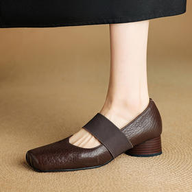 【预售5天】秋冬～复古法式方头浅口芭蕾舞超软时装单鞋NJMK&K1731