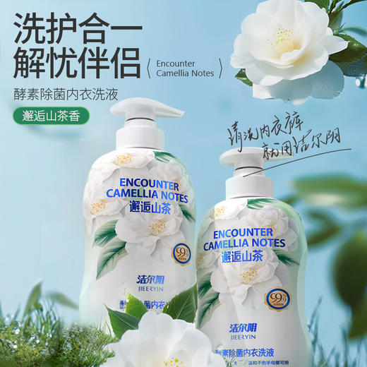 【邂逅山茶香~】洁尔阴山茶花酵素抑菌内衣洗衣液 商品图0