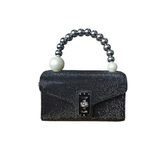 BQ072#小众设计师品牌光斑系列钢珠珍珠手挽澳闪钻包包 商品图1