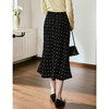 OLrain欧芮儿A字显瘦波点半身裙女秋季2025新款高腰显瘦中长裙 商品缩略图2