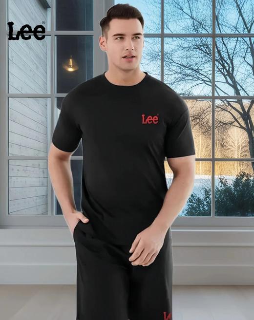 Lee 索罗娜夏季宽松凉感T恤短裤套装 ， 7A 抗jun黑科技、超柔棉盖丝面料，藏肉显瘦一把好手 商品图2