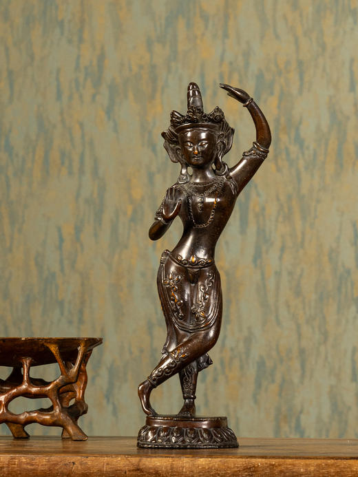 清	黄杨木雕度母立像 商品图0