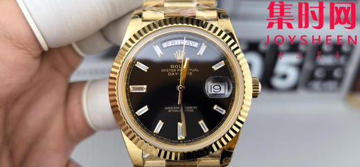QF配重版 V6版 重量200克+ 劳力士星期日历型系列 日志40mm 黑冰糖DD 商品图1