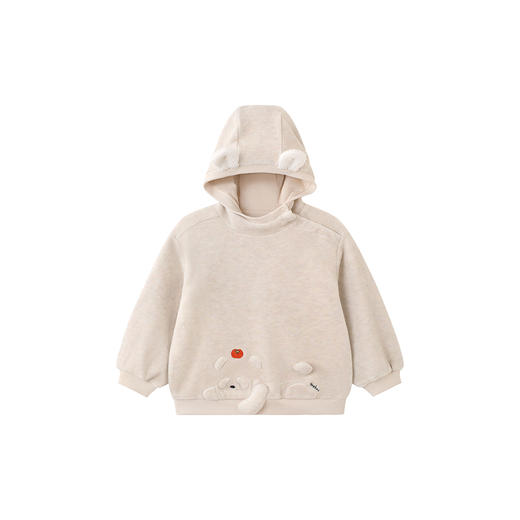 【商场同款】英氏长袖卫衣男童儿童秋冬新款连帽套头衫休闲保暖 商品图4