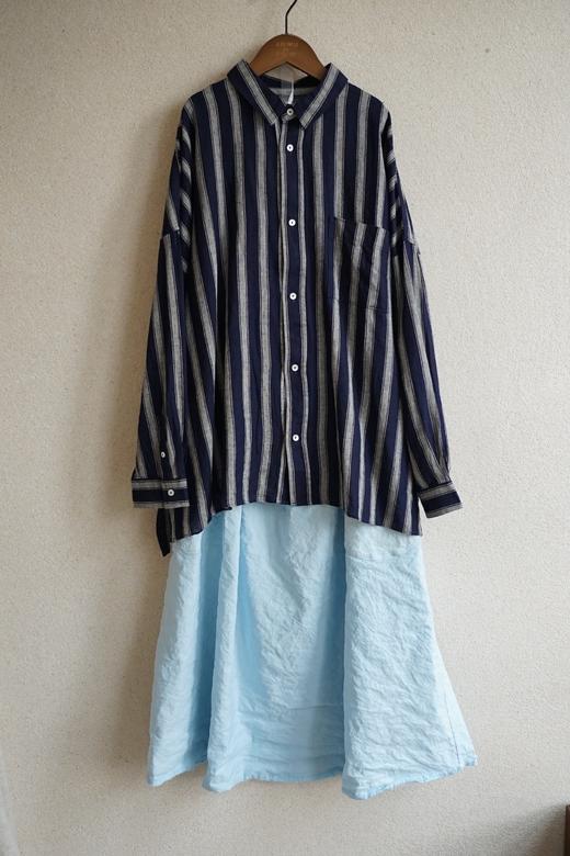 Antiquites ichi2色竖纹衬衫 商品图2