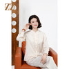 佐尔美秋上新百搭轻熟风立领褶皱法式木耳边门襟衬衣女M51CC08 商品缩略图3