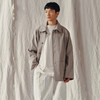 山也 郝 肌理棉麻翻立领外套 商品缩略图0