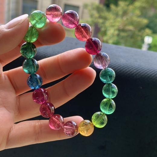 10mm单圈彩虹碧玺手串 商品图1