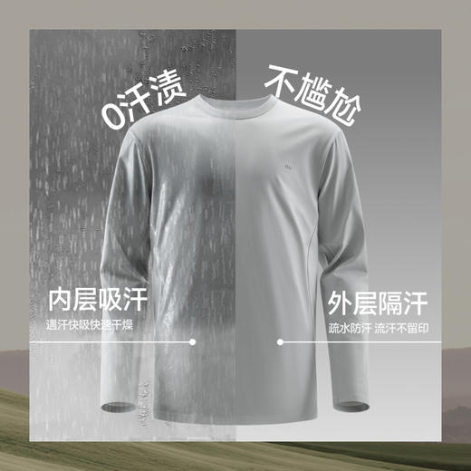 【超模君精选 蕉下25秋冬新品】蕉下男士防汗渍功能长袖DR007 商品图4