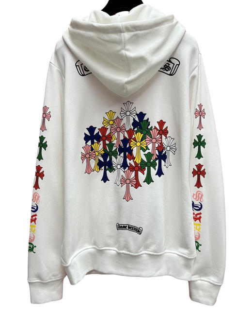 中性款十字架印花卫衣连帽外套009 商品图1