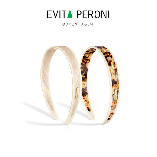 品牌直发 Evita “浮光璨影”系列发箍 炫金棕/ 流沙杏 商品图6