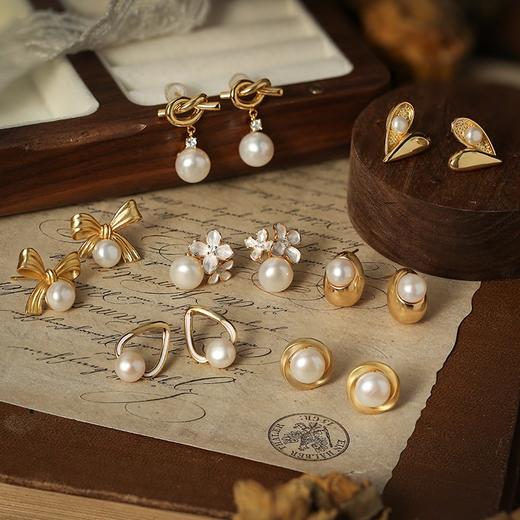 Manreya 五天珍珠耳夹&耳钉套装礼盒系列 商品图4