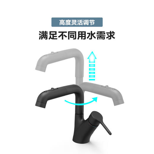 摩恩（MOEN）漱口抽拉水龙头冷热卫生间洗脸盆浴室柜龙头89124M 89124MSRN GN89124M 漱口水+抽拉式龙头*亮 商品图2