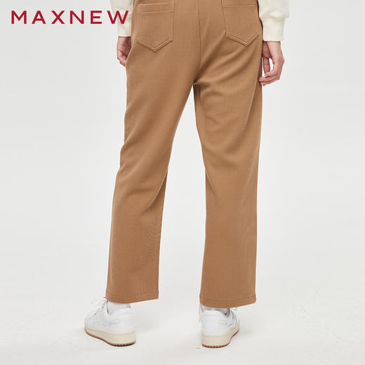 【门店同款】马恩MAXNEW女装针织长裤秋冬季新款休闲百搭时尚松紧 商品图1