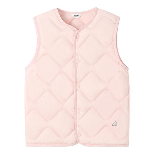 【校服内胆神器】男女童轻盈保暖羽绒马甲5~15℃空气系列冬季新款安奈儿童装EM542636 商品图11