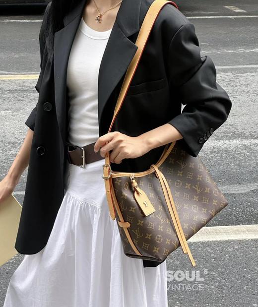 D082258女包2025老花字母托特包时尚百搭单肩大包购物袋 商品图10