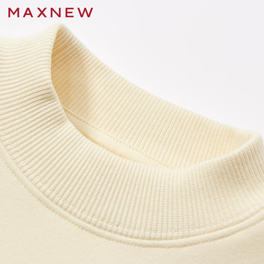【门店同款】马恩MAXNEW童装秋冬女童冬季卫衣加厚圆领刺绣简约百 商品图2