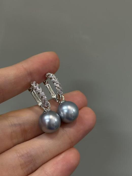 10-11mm大溪地耳坠 商品图0